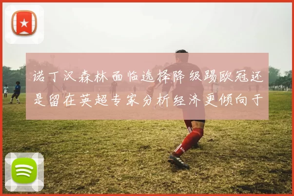 诺丁汉森林面临选择降级踢欧冠还是留在英超专家分析经济更倾向于英超